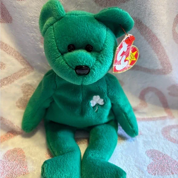 Ty Erin the Bear Beanie Baby - Picture 1 of 5